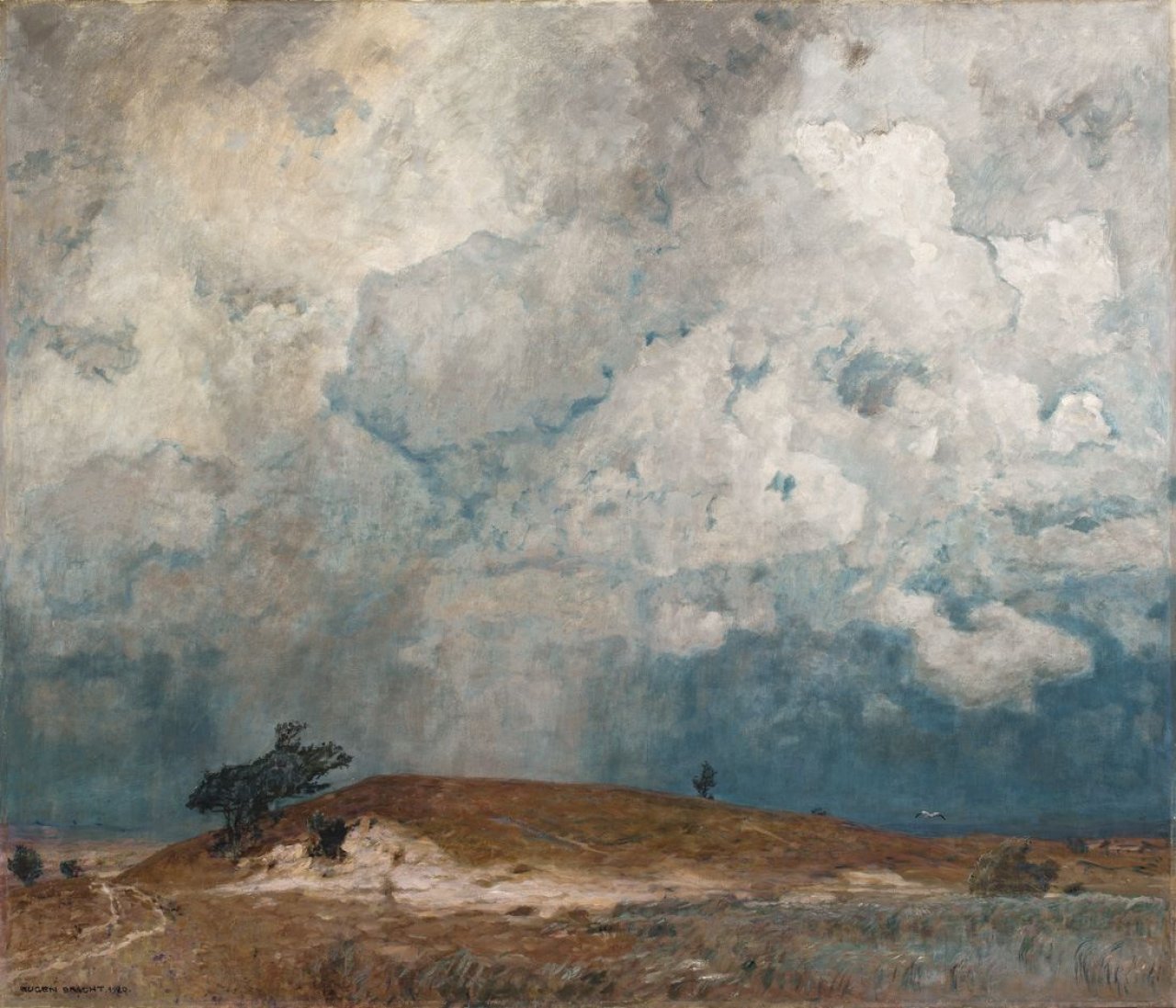 Auf diesem Bild ist das folgende Kunstwerk zu sehen: Eugen Bracht. „Stürmischer Tag“. 1920.