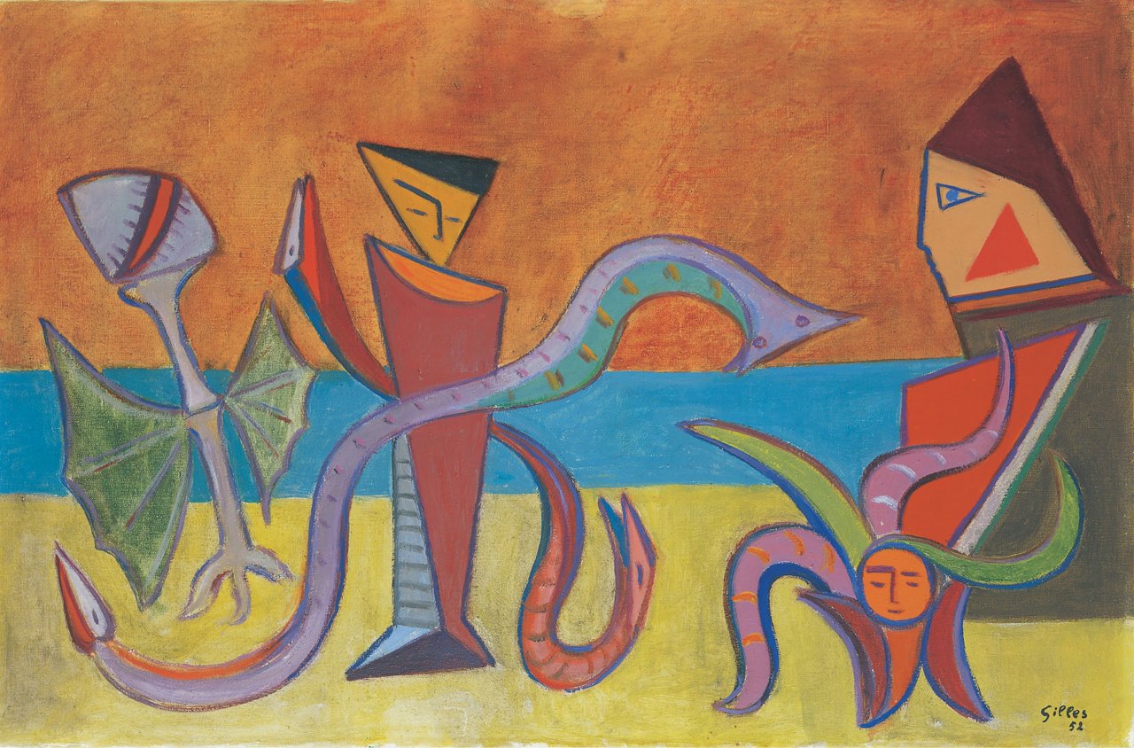 This picture shows the following artwork: Werner Gilles. ”Laokoon”. 1952.