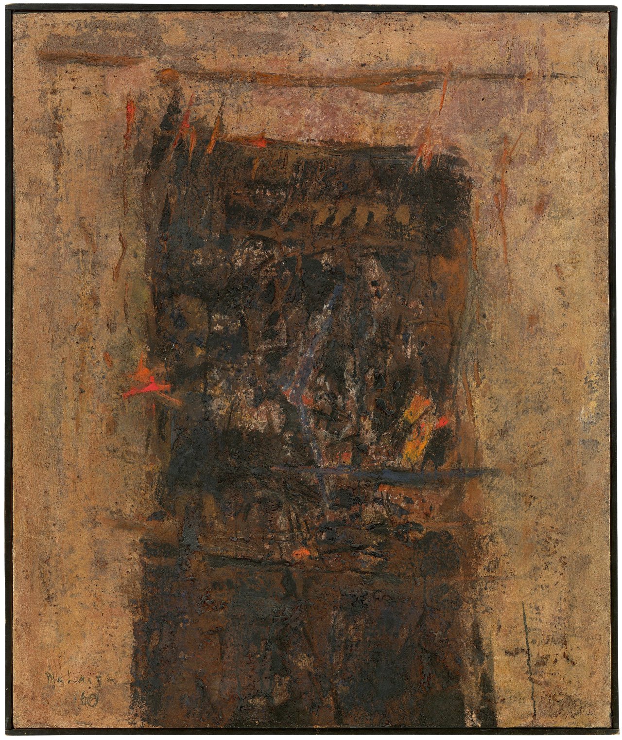 Catalog image of „Vertikale Figur II“. 1960