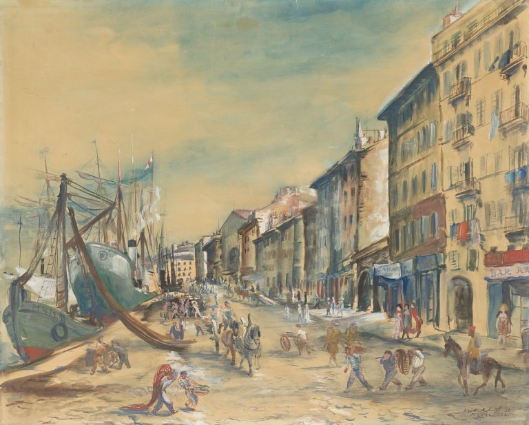 Auf diesem Bild ist das folgende Kunstwerk zu sehen: Wilhelm Kohlhoff. „Marseille“. 1930.
