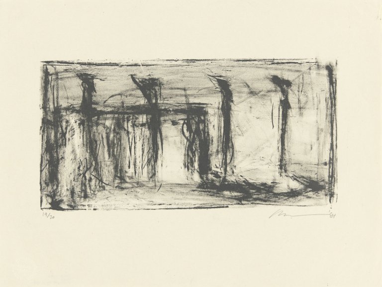 Auf diesem Bild ist das folgende Kunstwerk zu sehen: Robert Wilson. „Medea Acte 1 scène B“. 1984.