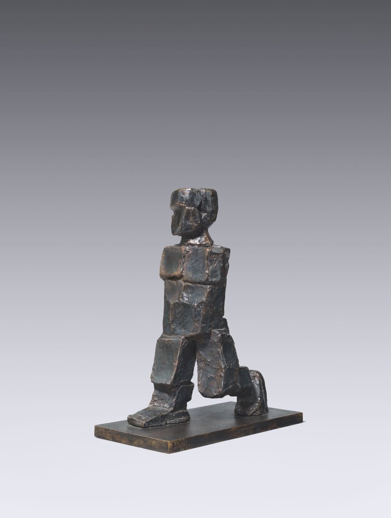 Auf diesem Bild ist das folgende Kunstwerk zu sehen: Fritz Wotruba. „Kleiner Gehender“. 1952.