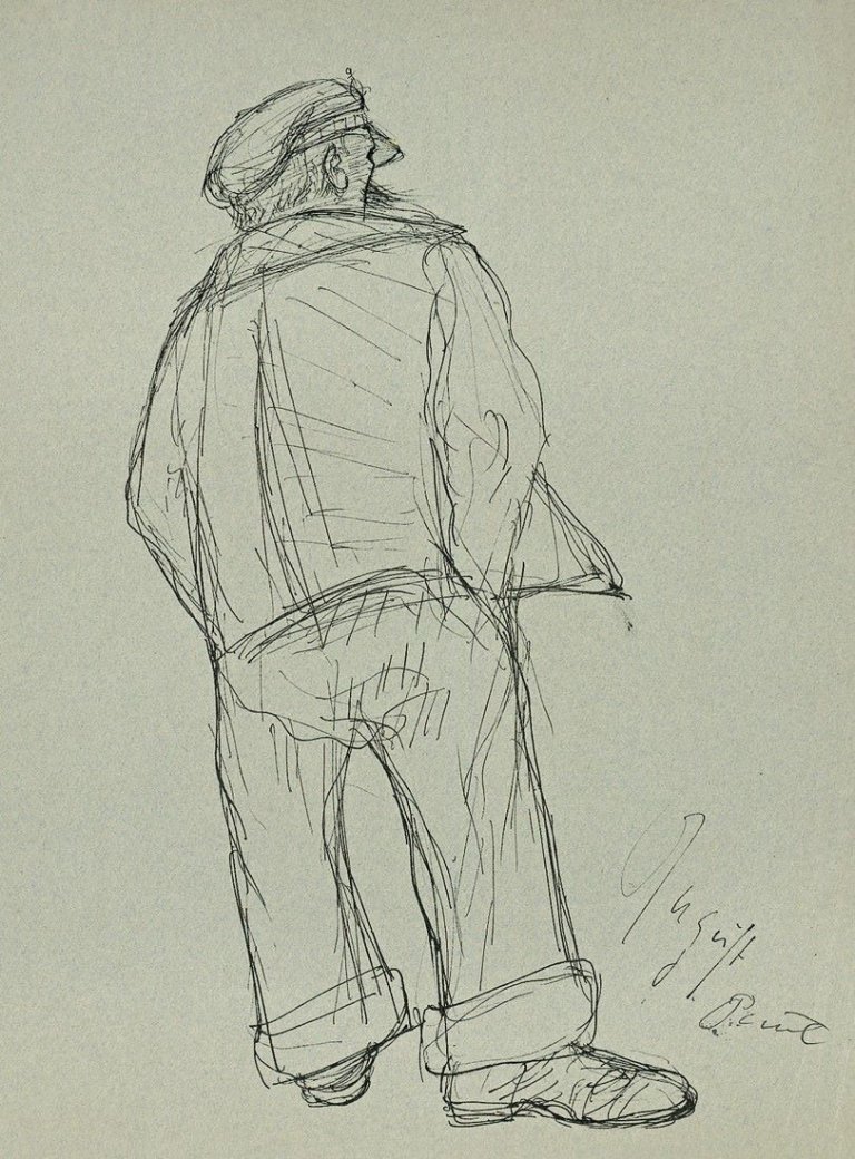 Auf diesem Bild ist das folgende Kunstwerk zu sehen: Paul Holz. „August“. 1930er Jahre.