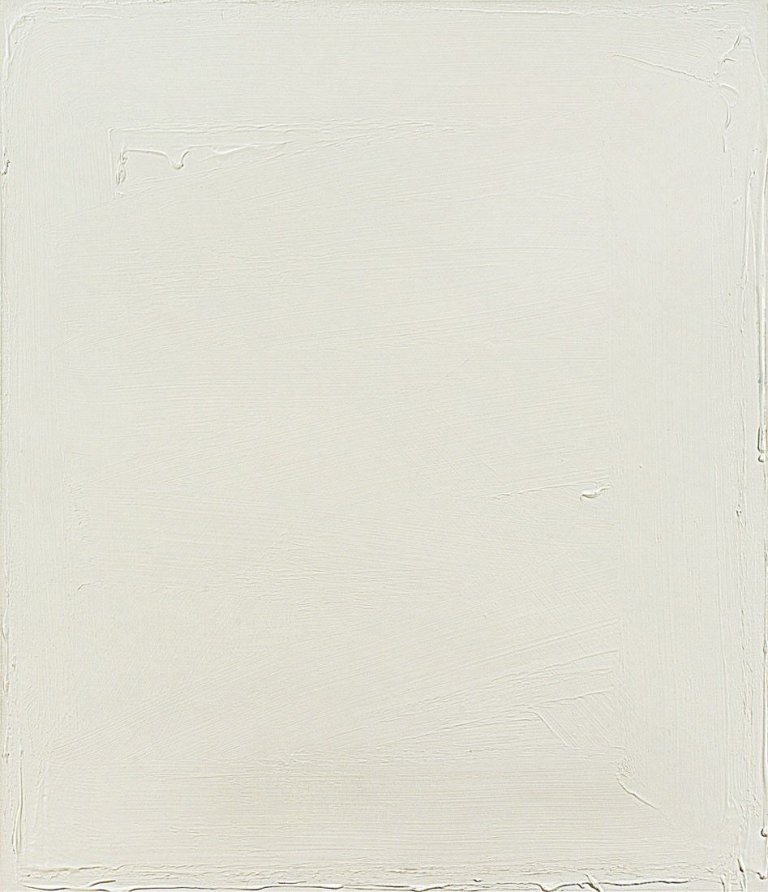 Auf diesem Bild ist das folgende Kunstwerk zu sehen: Rémy Zaugg. „TABLEAU EFFACÉ PASSÉ“. 1986-1991.