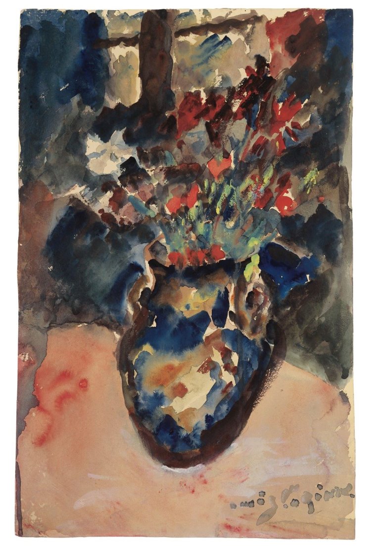 This picture shows the following artwork: Lovis Corinth. Blumenstilleben. Circa 1920/24.