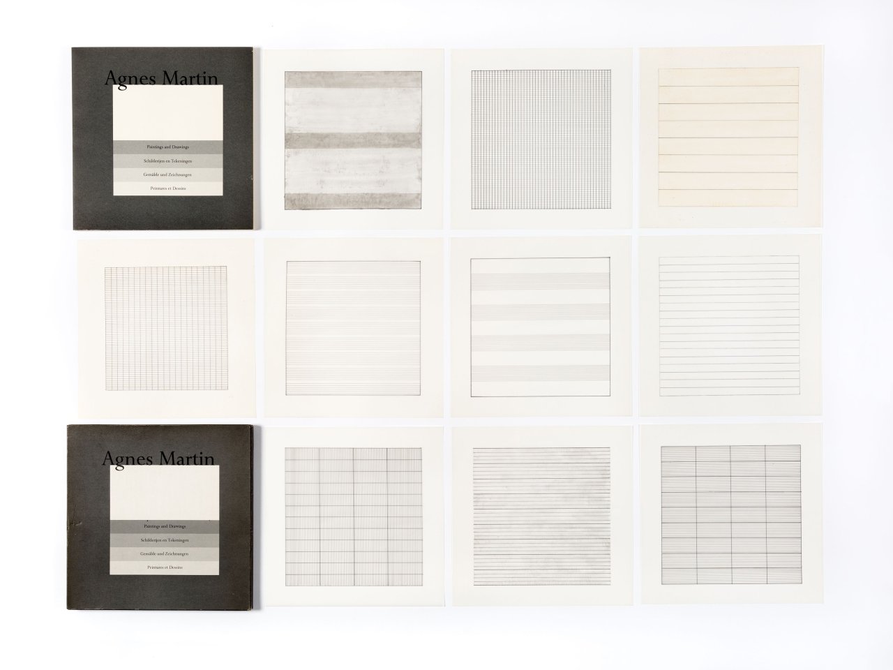 Auf diesem Bild ist das folgende Kunstwerk zu sehen: Agnes Martin. „Agnes Martin - Paintings and Drawings 1974-1990“. 1991.