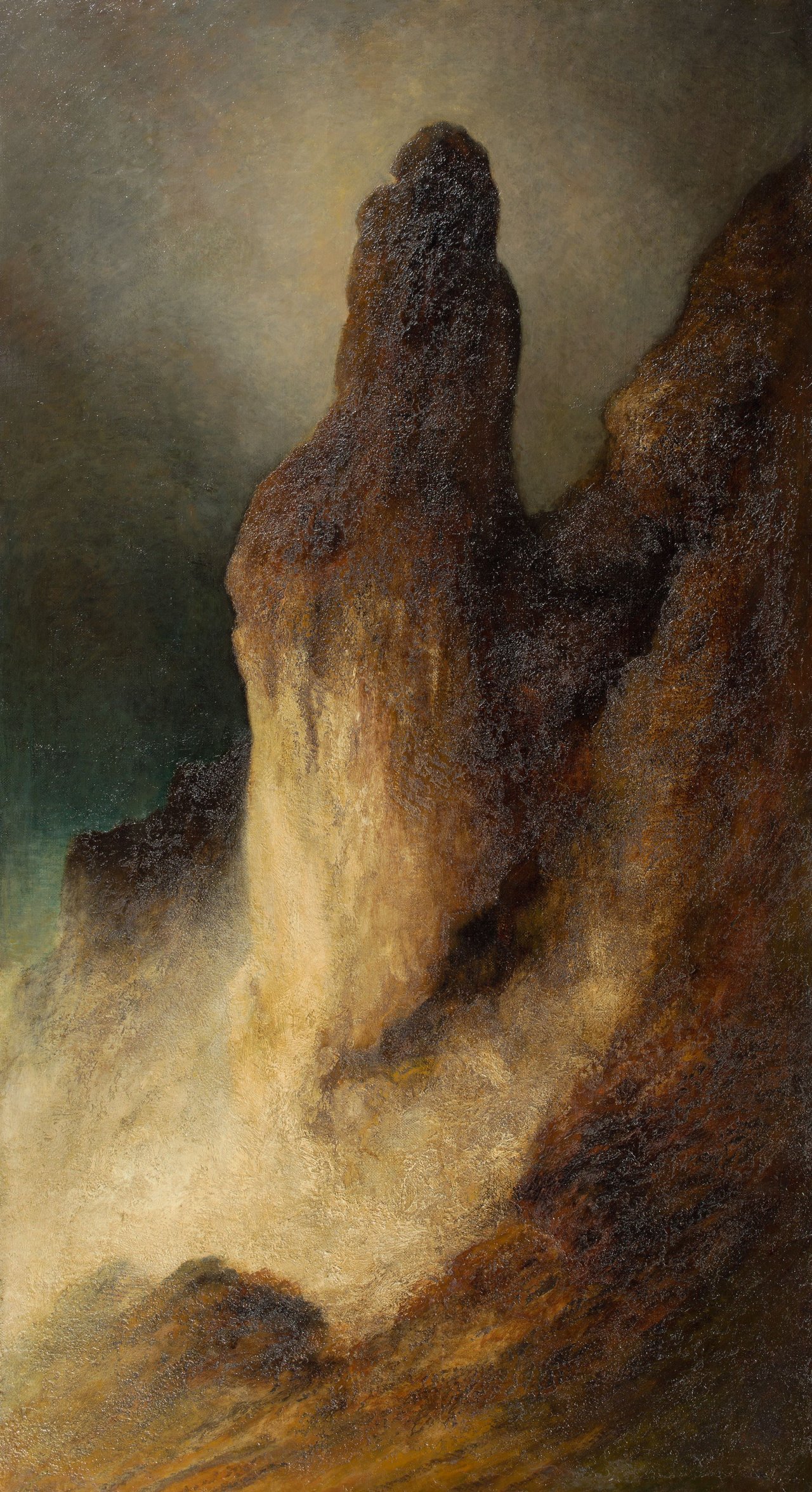 Auf diesem Bild ist das folgende Kunstwerk zu sehen: Karl Wilhelm Diefenbach. Der Pizzolungo auf Capri. Nach 1900.