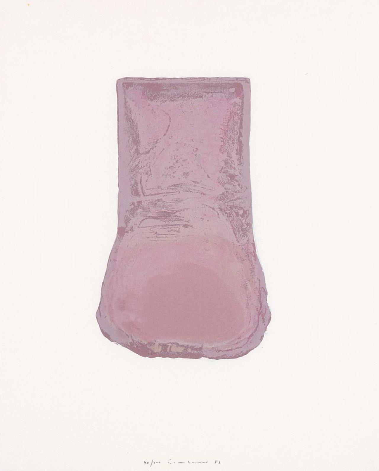 Auf diesem Bild ist das folgende Kunstwerk zu sehen: Gotthard Graubner. Ohne Titel. 1972.