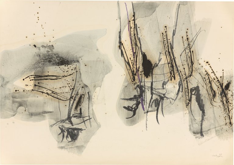 Auf diesem Bild ist das folgende Kunstwerk zu sehen: Conrad Westpfahl. Ohne Titel. 1960.