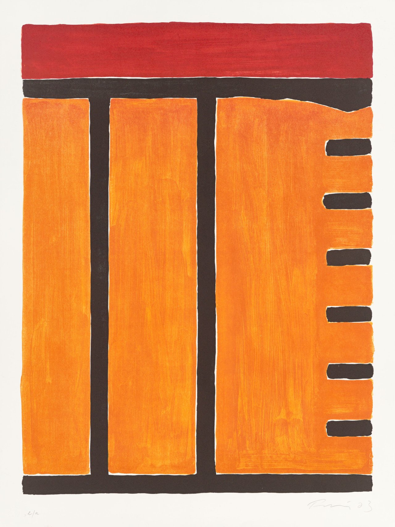 This picture shows the following artwork: Günther Förg. Vista. 2003.