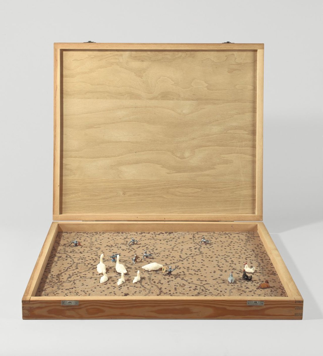 Auf diesem Bild ist das folgende Kunstwerk zu sehen: Dieter Roth. „Entenjagd“. 1971/72.