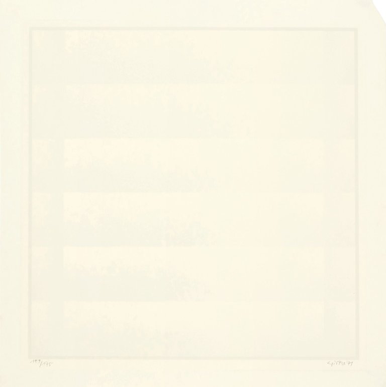 Auf diesem Bild ist das folgende Kunstwerk zu sehen: Raimund Girke. Ohne Titel. 1971.