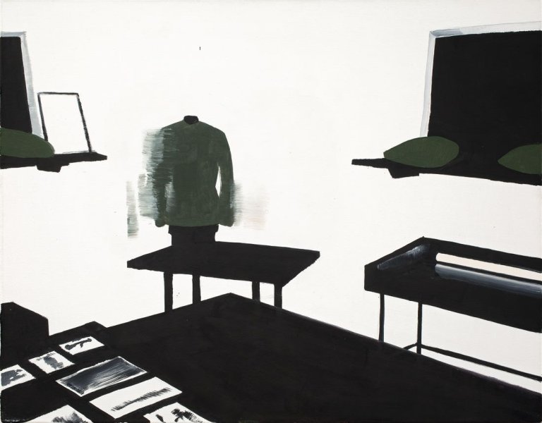 Auf diesem Bild ist das folgende Kunstwerk zu sehen: Wilhelm Sasnal. „Westerplatte“. 2002.