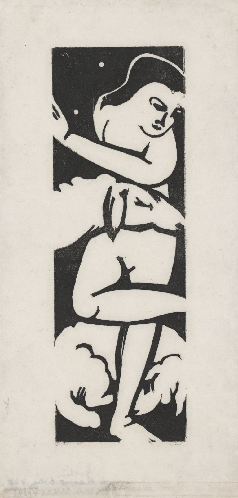 This picture shows the following artwork: Franz Marc. ”Die Hirtin”. 1912/1913.