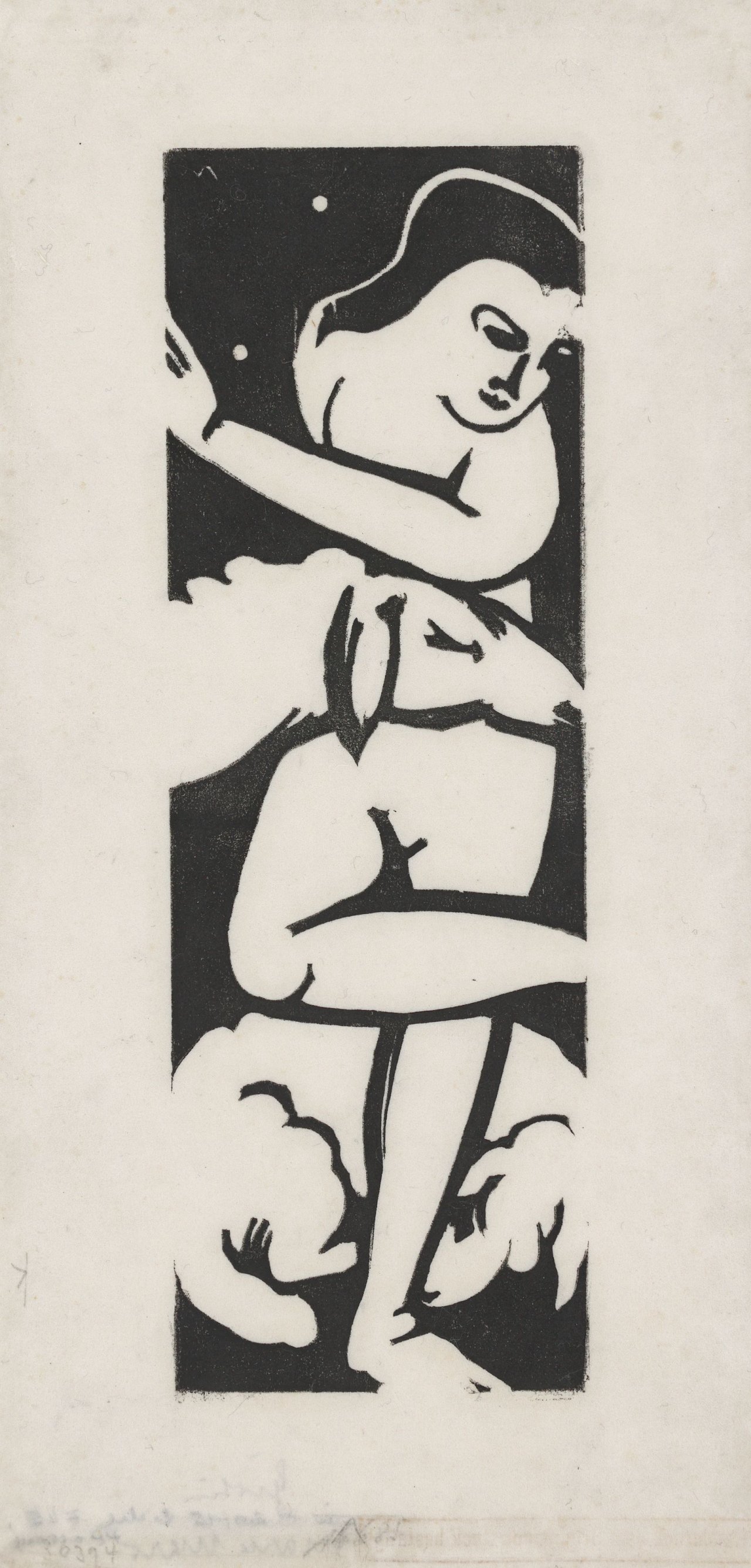 This picture shows the following artwork: Franz Marc. ”Die Hirtin”. 1912/1913.