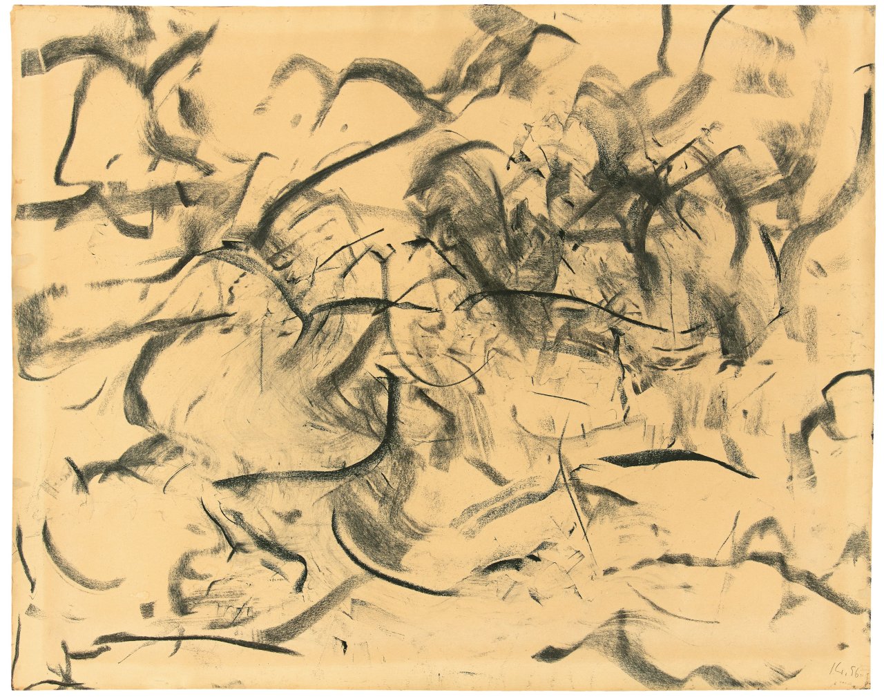 Auf diesem Bild ist das folgende Kunstwerk zu sehen: Norbert Kricke. Ohne Titel. 1956.