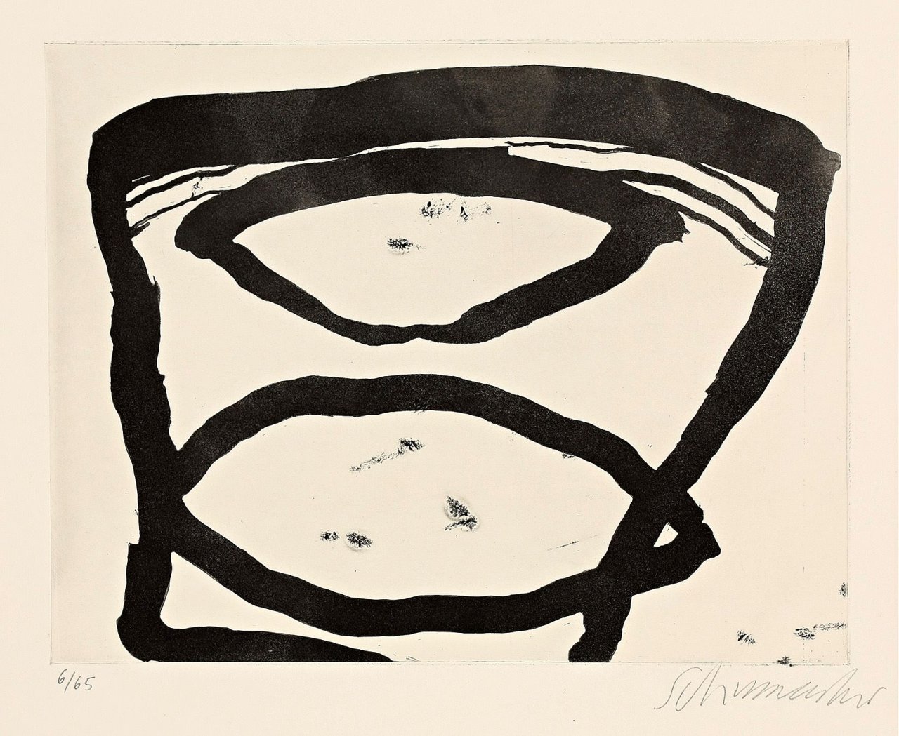 This picture shows the following artwork: Emil Schumacher. 5/1967. 1967.