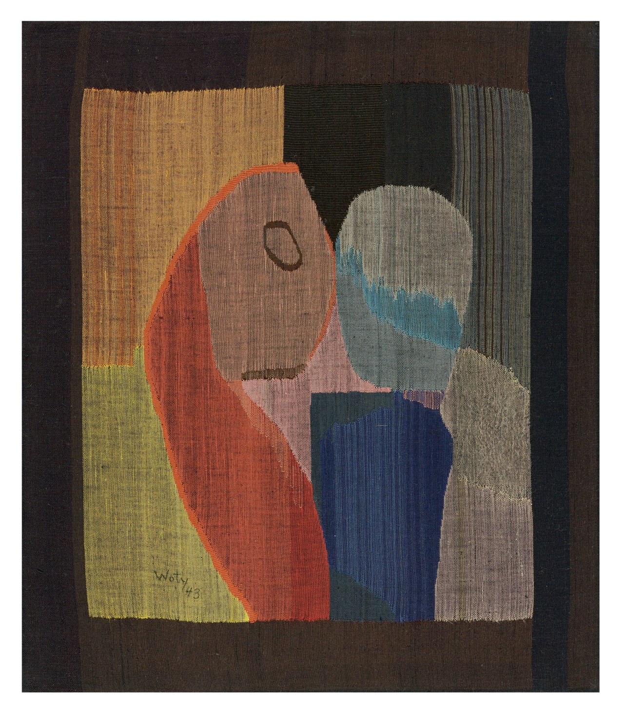 This picture shows the following artwork: Woty Werner. Untitled (pair). 1943.