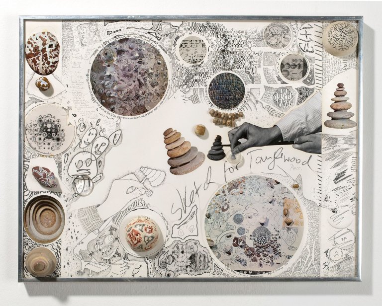 Auf diesem Bild ist das folgende Kunstwerk zu sehen: Mary Bauermeister. „Sketch for Tanglewood“. 1966.