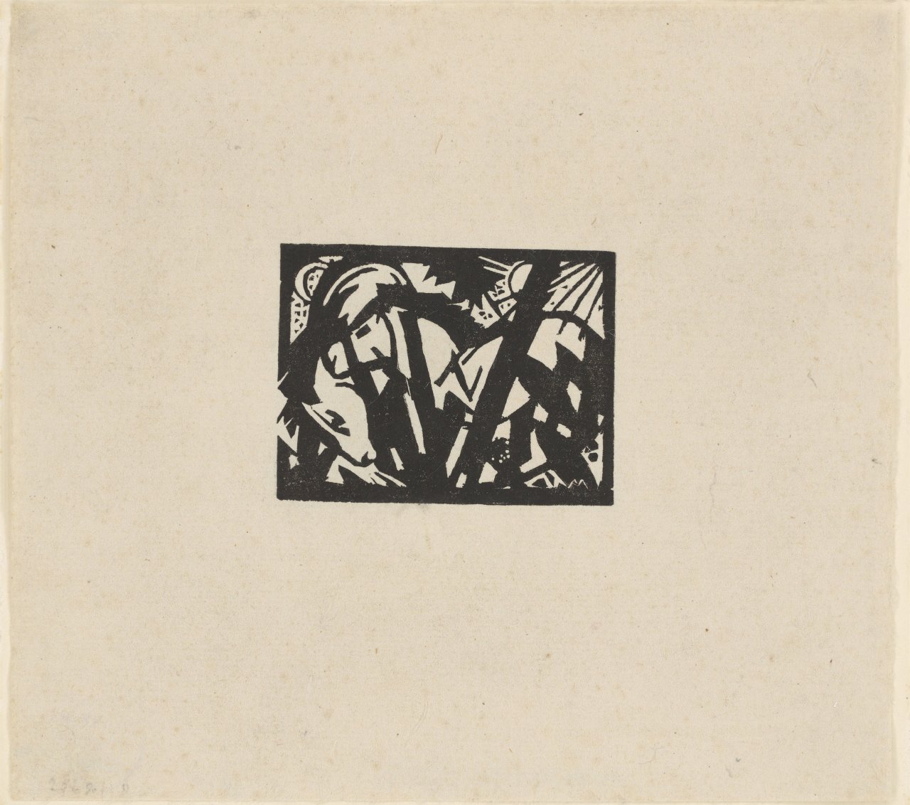 Auf diesem Bild ist das folgende Kunstwerk zu sehen: Franz Marc. „Wildpferdchen“. 1912.
