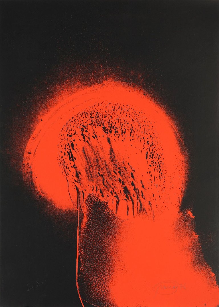 Auf diesem Bild ist das folgende Kunstwerk zu sehen: Otto Piene. „Mushroom Man“. 1976.