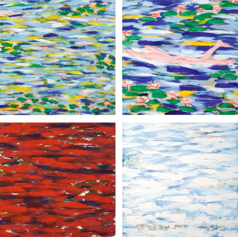 Auf diesem Bild ist das folgende Kunstwerk zu sehen:  Salomé. „Frühling, Sommer, Herbst, Winter“. 1997.