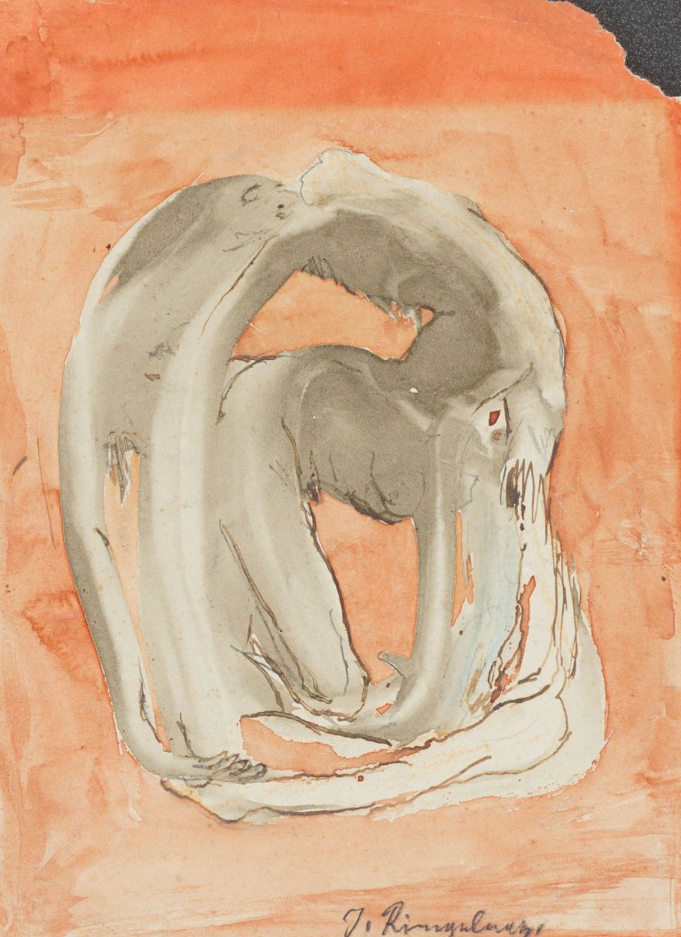 Auf diesem Bild ist das folgende Kunstwerk zu sehen: Joachim Ringelnatz (d.i. Bötticher, Hans). Fabelwesen.