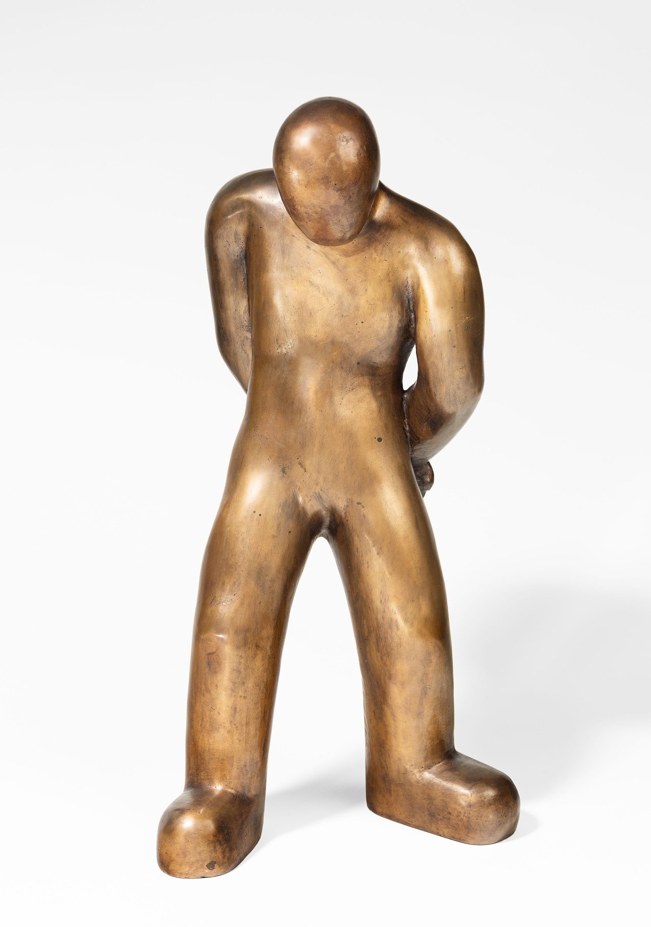 Auf diesem Bild ist das folgende Kunstwerk zu sehen: Hans Schmitz. Gefesselter (Stehender). 1924.