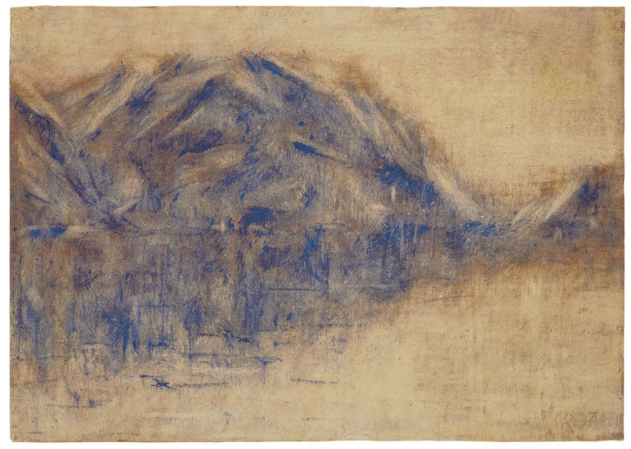 Auf diesem Bild ist das folgende Kunstwerk zu sehen: Christian Rohlfs. „Monte Tamaro“. 1937.