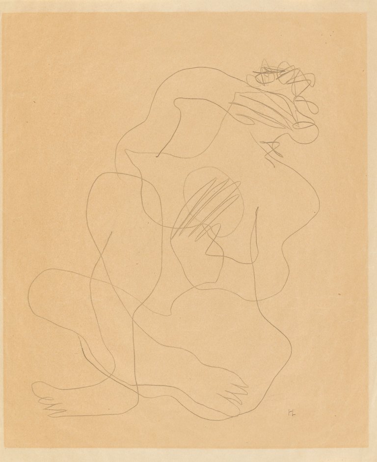 Auf diesem Bild ist das folgende Kunstwerk zu sehen: Henri Laurens. Femme assise. Um 1950.