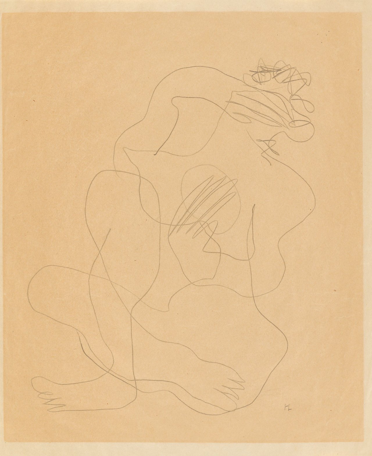 Auf diesem Bild ist das folgende Kunstwerk zu sehen: Henri Laurens. Femme assise. Um 1950.