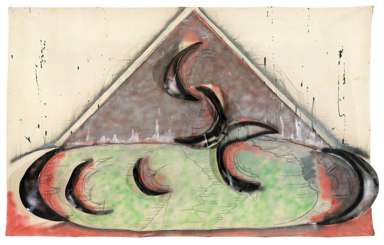 Auf diesem Bild ist das folgende Kunstwerk zu sehen: Mario Merz. Ohne Titel. 1979.