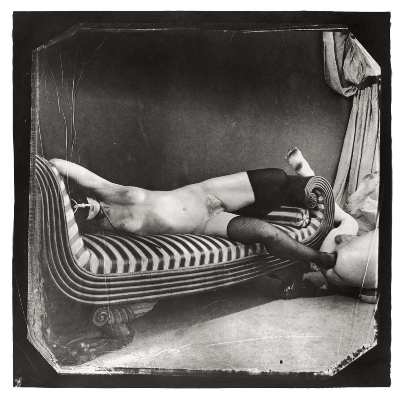 This picture shows the following artwork: Joel-Peter Witkin. „Journies of The Mask: The History of Commercial Photography in Juarez
