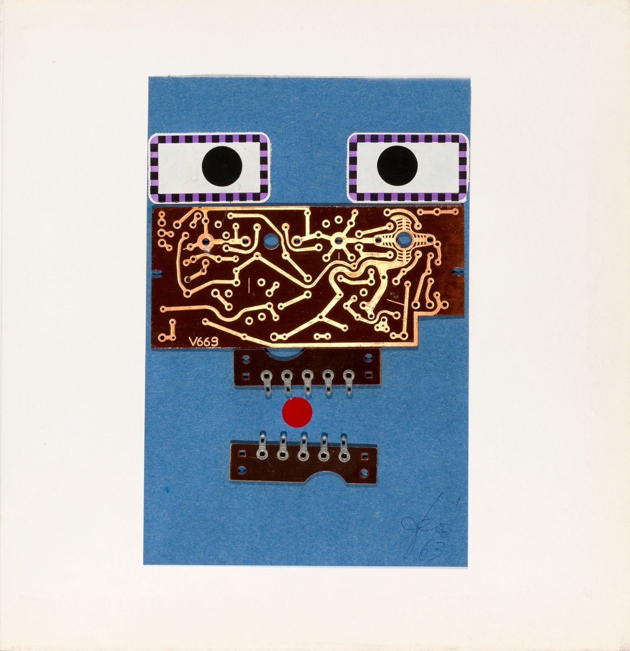 Auf diesem Bild ist das folgende Kunstwerk zu sehen:  Mappenwerk. „La Lune en Rodage II“. 1965.