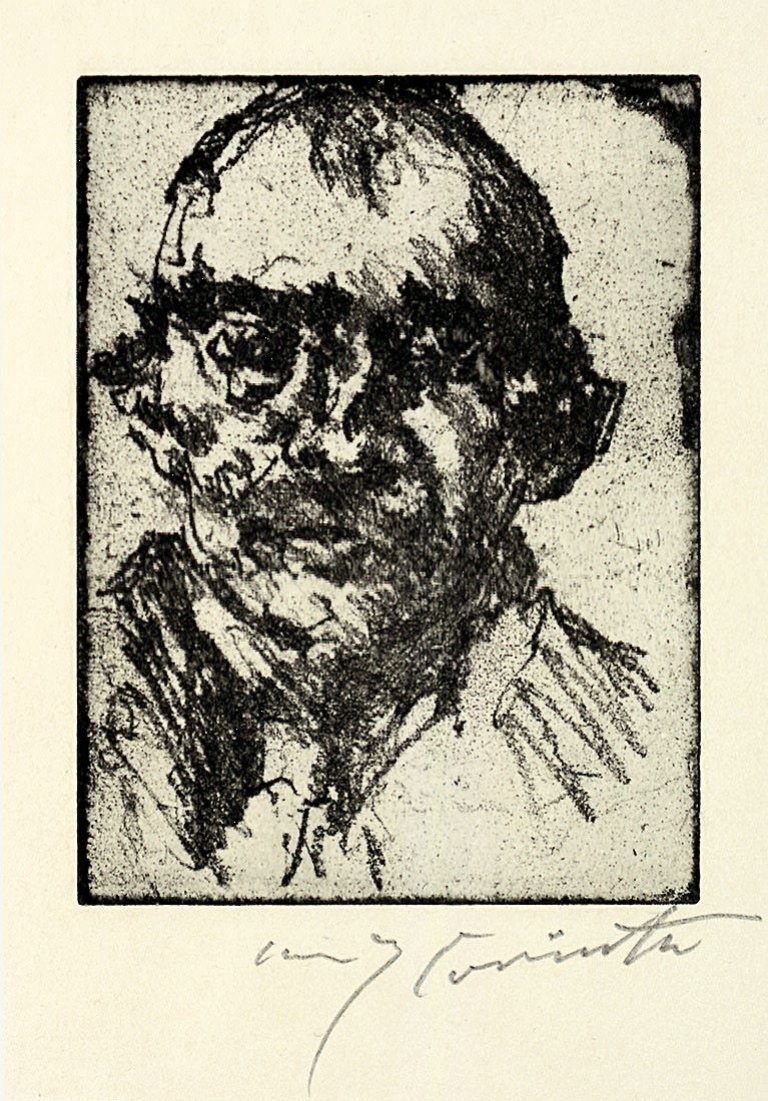 This picture shows the following artwork: Lovis Corinth. „Selbstbildnis“. 1921.