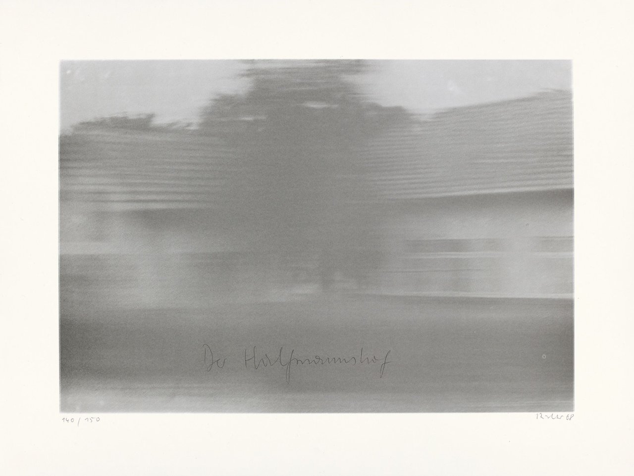 Auf diesem Bild ist das folgende Kunstwerk zu sehen: Gerhard Richter. „Halfmannshof“. 1968.