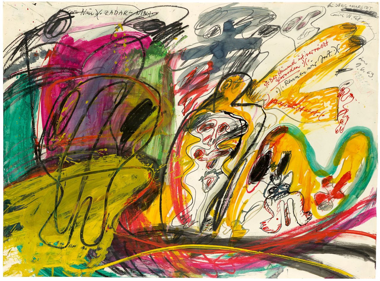 Auf diesem Bild ist das folgende Kunstwerk zu sehen: Walter Stöhrer. Ohne Titel. 1969.