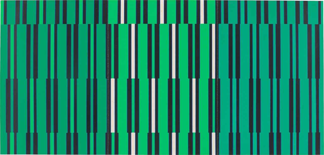 Auf diesem Bild ist das folgende Kunstwerk zu sehen: Günter Fruhtrunk. „Fruhtrunk '71“. 1971.