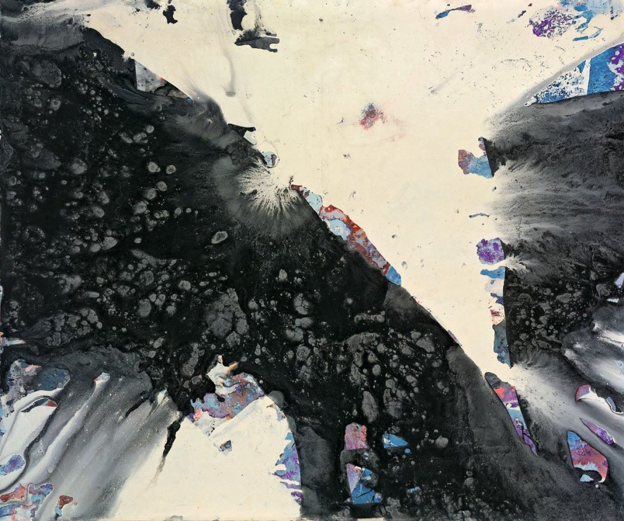 Auf diesem Bild ist das folgende Kunstwerk zu sehen: Fred Thieler. „V / 69 S·70“. 1970.