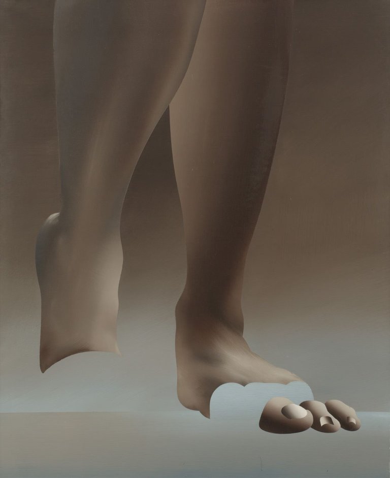 Auf diesem Bild ist das folgende Kunstwerk zu sehen: Lambert Maria Wintersberger. Fuß. 1976.