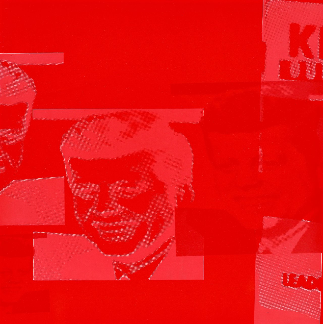 This picture shows the following artwork: Andy Warhol. ”Flash-November 22, 1963”. 1968.