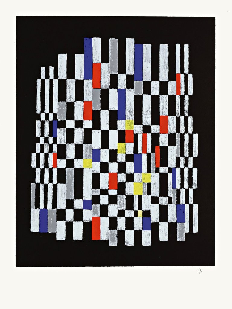 Auf diesem Bild ist das folgende Kunstwerk zu sehen: Adolf Fleischmann. „Opus 601“. 1967.