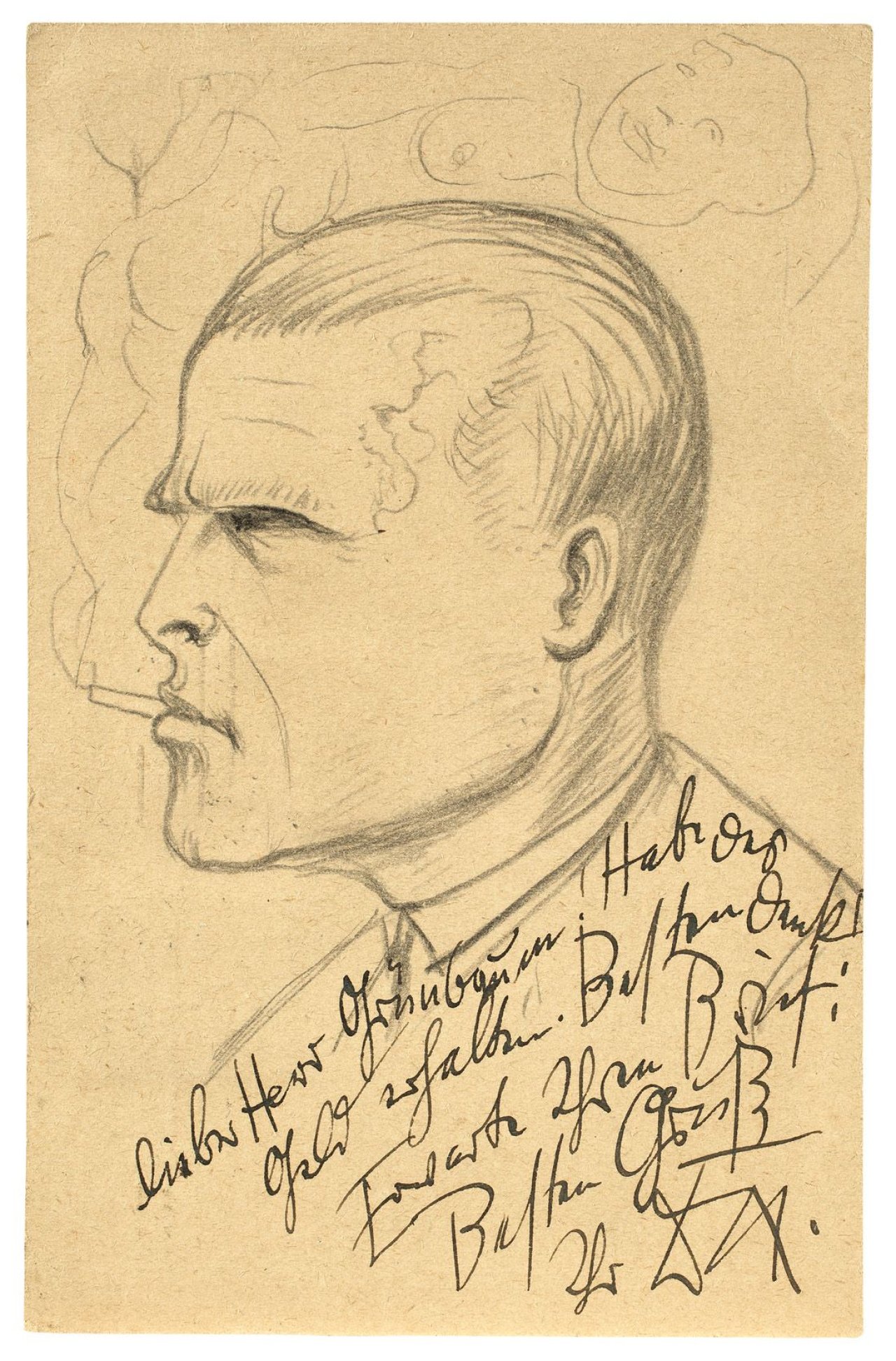 Auf diesem Bild ist das folgende Kunstwerk zu sehen: Otto Dix. Selbstbildnis. 1922.