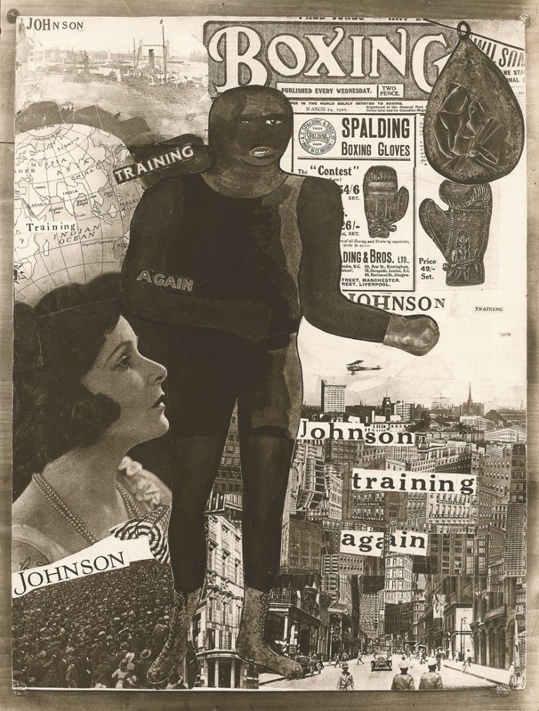 Auf diesem Bild ist das folgende Kunstwerk zu sehen: Paul Citroen. Johnson training again. 1919.