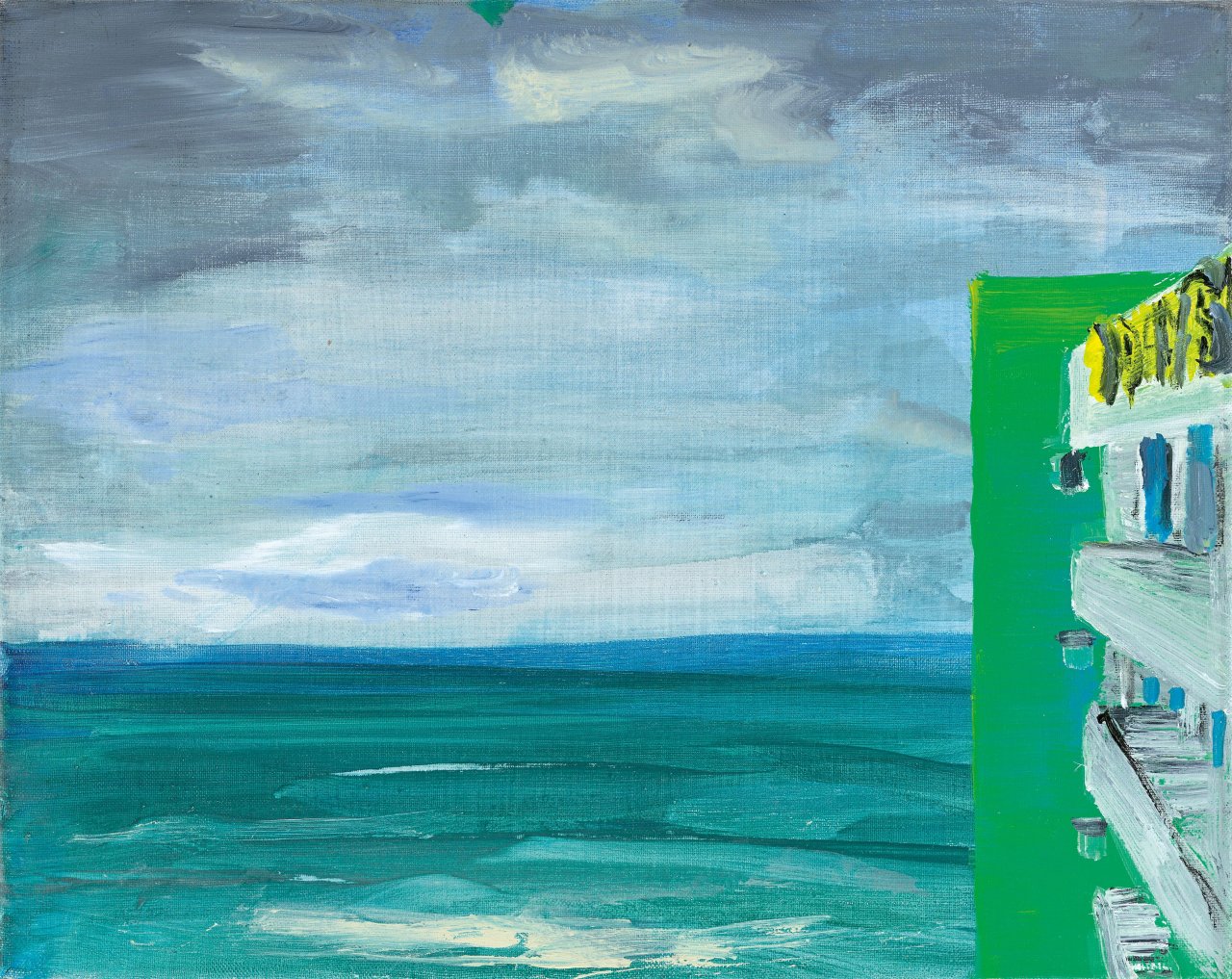 This picture shows the following artwork: Rainer Fetting. 