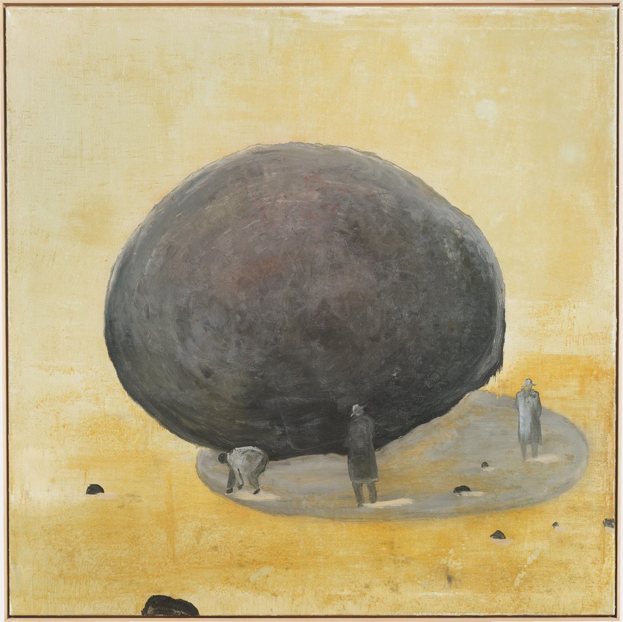 This picture shows the following artwork: Norbert Schwontkowski. ”Der Fremde”. 2005.