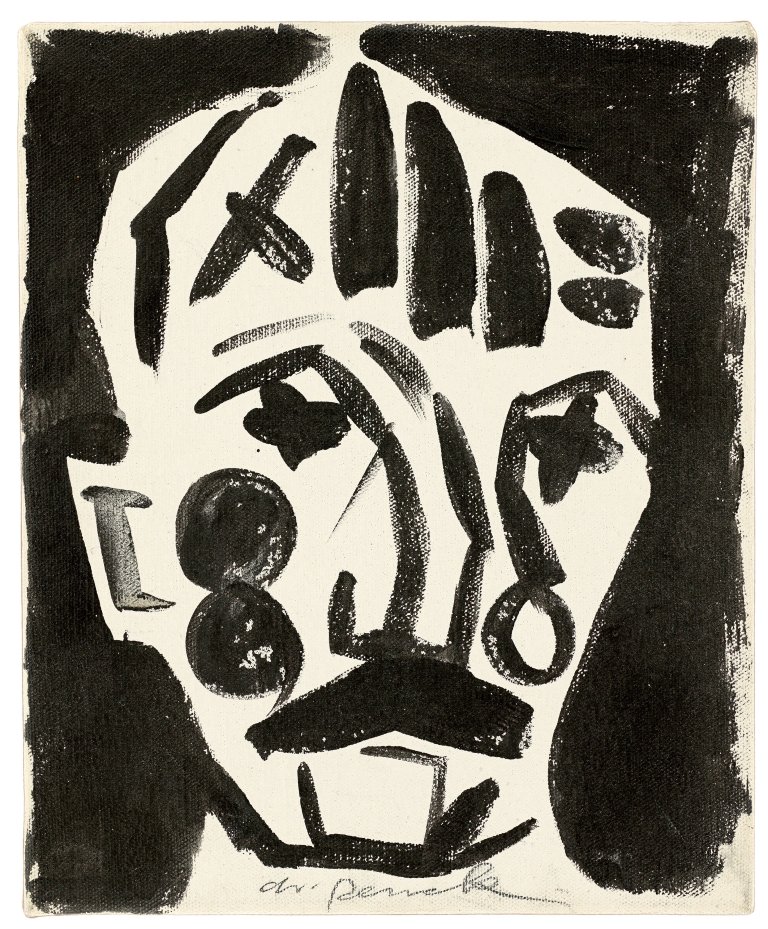 Auf diesem Bild ist das folgende Kunstwerk zu sehen: A.R. Penck. Ohne Titel. 1992.