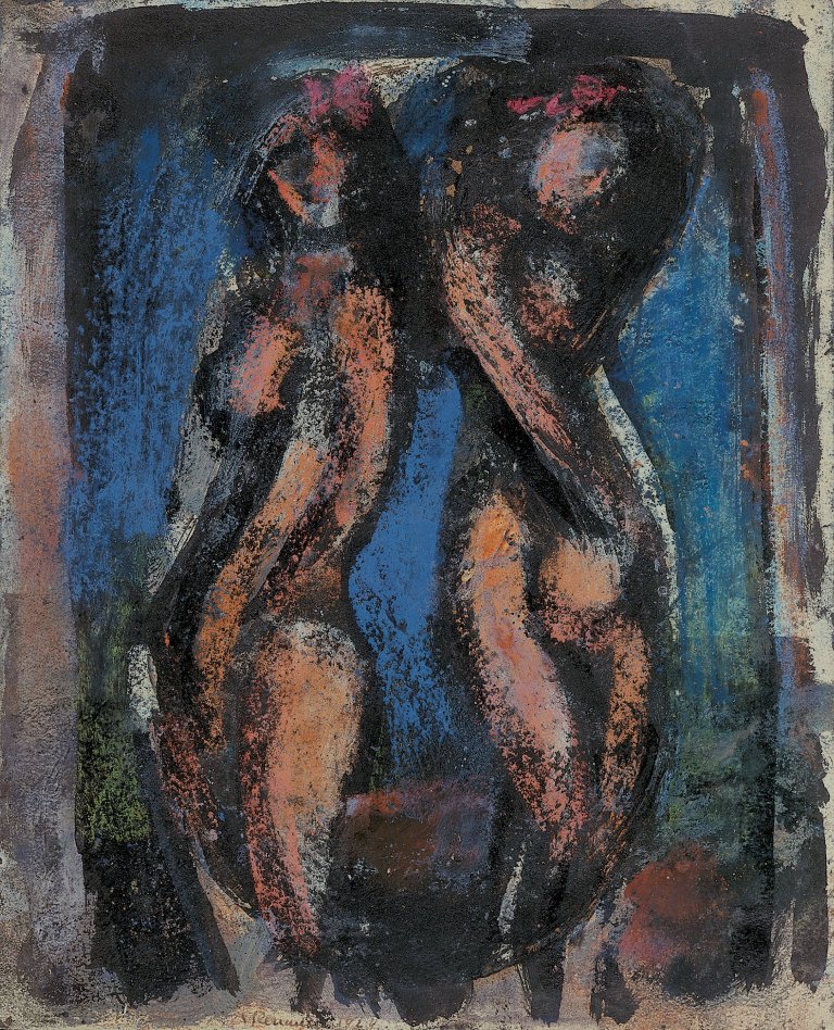 Auf diesem Bild ist das folgende Kunstwerk zu sehen: Georges Rouault. „Nus décoratifs (Caryatides)“. 1929.