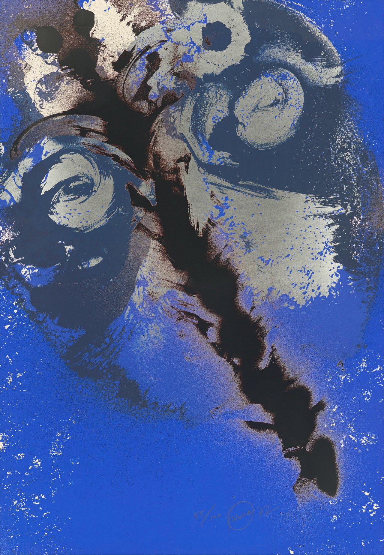 Auf diesem Bild ist das folgende Kunstwerk zu sehen: Otto Piene. Ohne Titel. 1977.