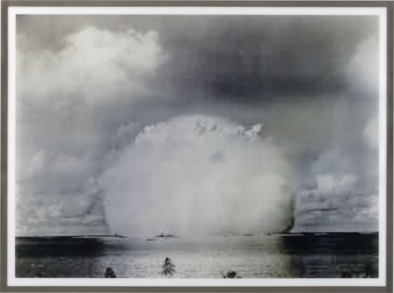 Auf diesem Bild ist das folgende Kunstwerk zu sehen: Thomas Ruff. „bi01“ (aus der Serie „jpegs“). 2007.
